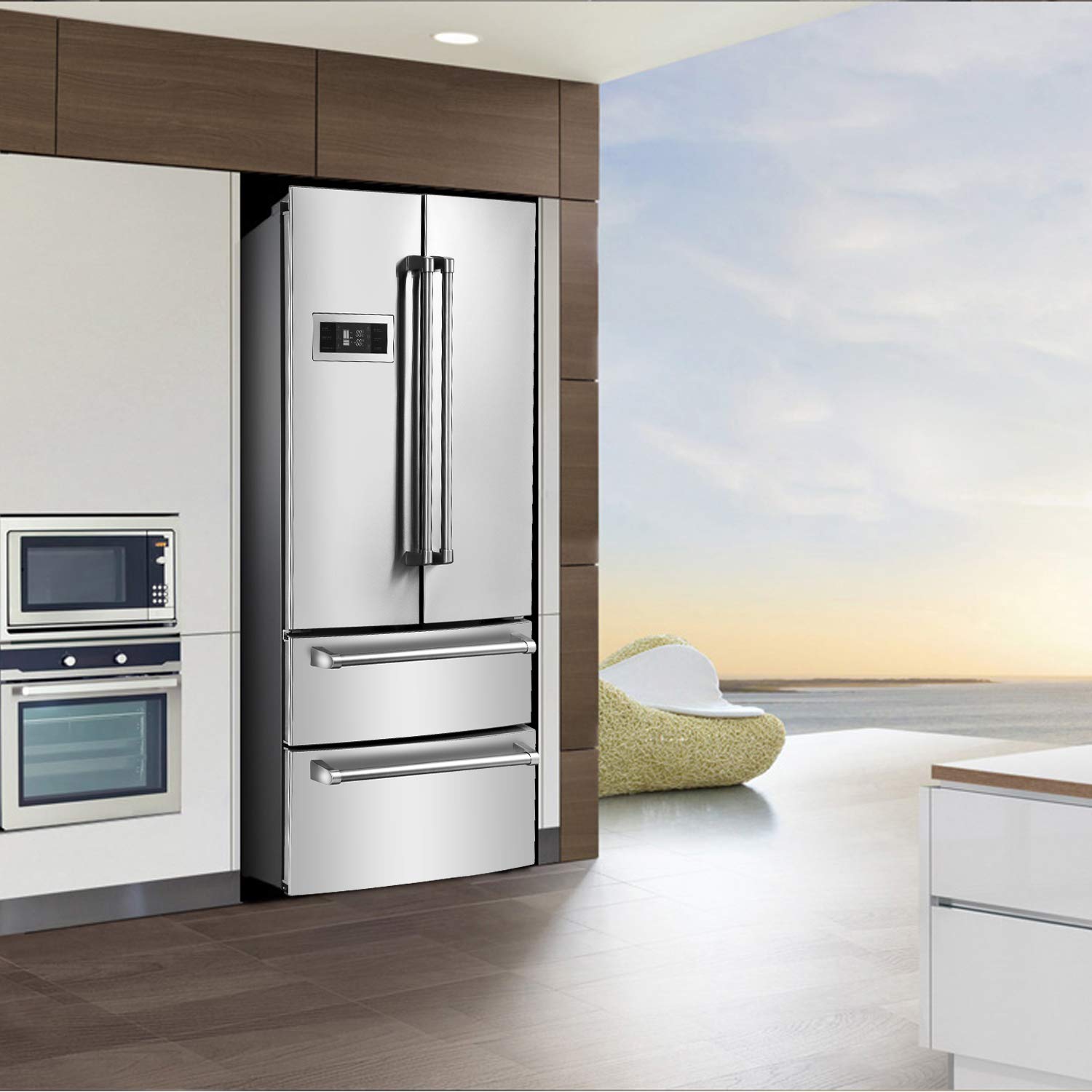 Thor Kitchen 36 Inch Counter Depth French Door Refrigerator SBW