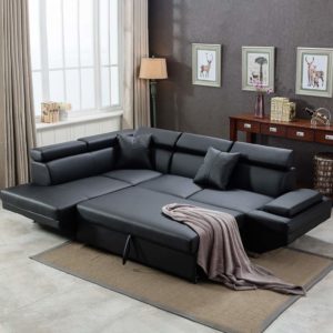 FDW Sectional Sofa for Living Room Futon Sofa Bed Couches and Sofas Sleeper Sofa
