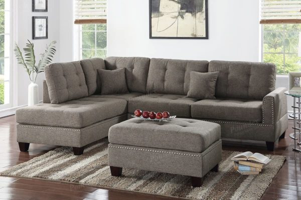 Poundex PDEX- Upholstered Sofas/Sectionals/Armchairs,coffee
