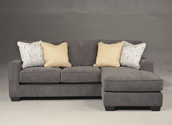 Ashley Furniture Hodan Fabric 2 Piece Sectional in Marble