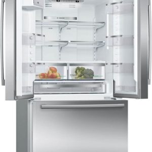 Bosch B21CT80SNS 800 Series 36 Inch Counter Depth French Door Refrigerator in Stainless Steel