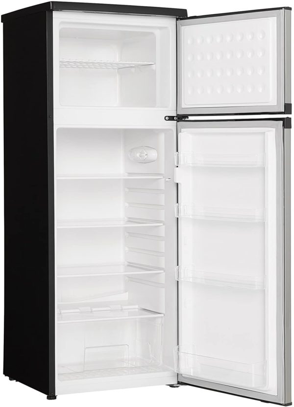 Danby DPF073C1BSLDD Designer 7.3 cu.ft. Two Door Apartment Size Refrigerator, Steel