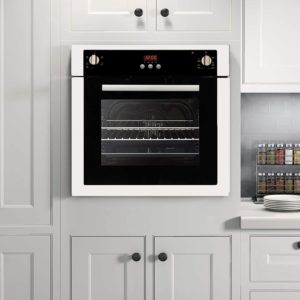 Cosmo C51EIX 24 in. Single Electric Built-In Wall Oven with 2 cu. ft. Capacity, Turbo True European Convection, 5 Functions in Stainless Steel, 24 inch