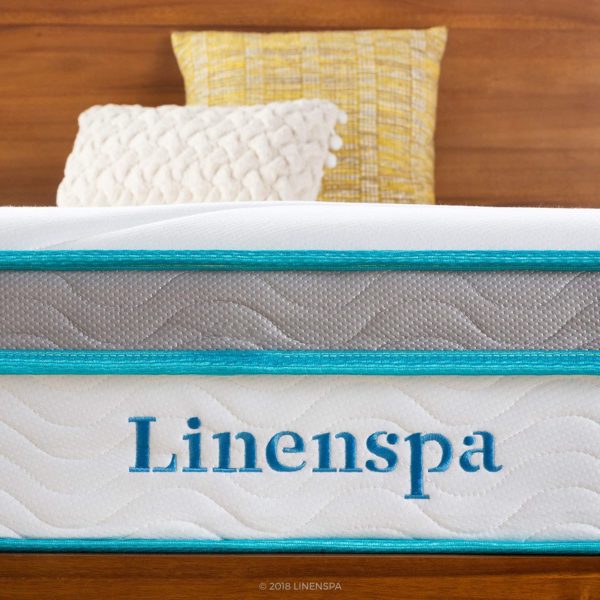 Linenspa Memory Foam and Innerspring Hybrid Mattress - Medium Feel - Twin,10 Inch