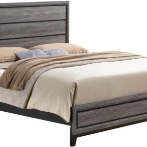 Global Furniture USA QB Kate Bed, Queen, Grey