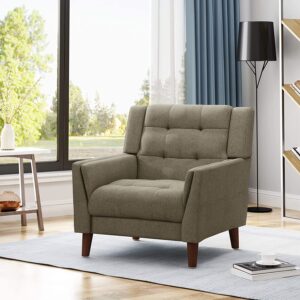 Christopher Knight Home 305541 Evelyn Mid Century Modern Fabric Arm Chair