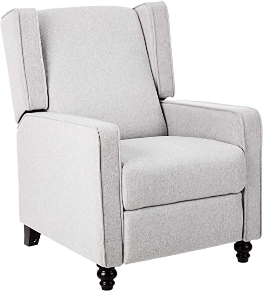 JC Home Arm Push recliner, one size, Grey